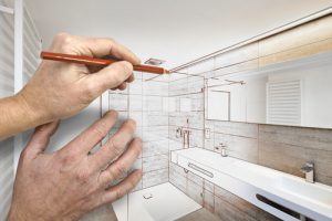 Bathroom remodeling concept