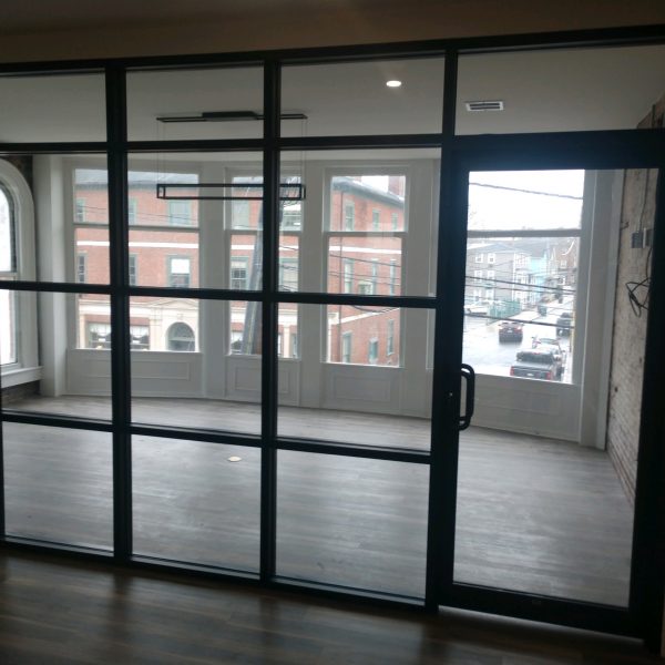 office vestibule door installation in newburyport
