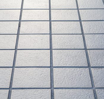 tile in a bathroom