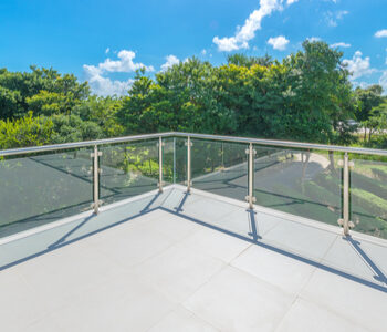 glass railing