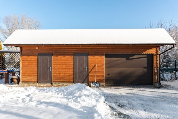 winter garage door